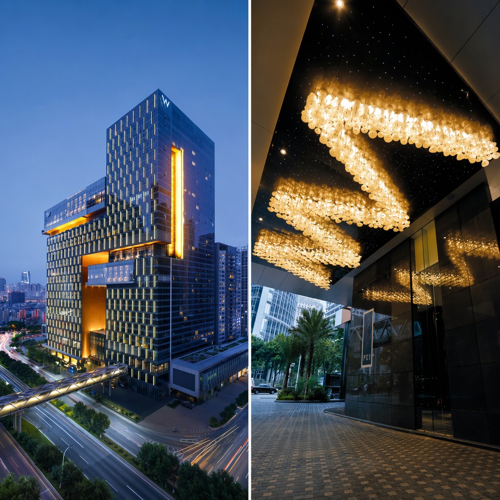 Bespoke Decorative Lighting for Park Hyatt Guangzhou