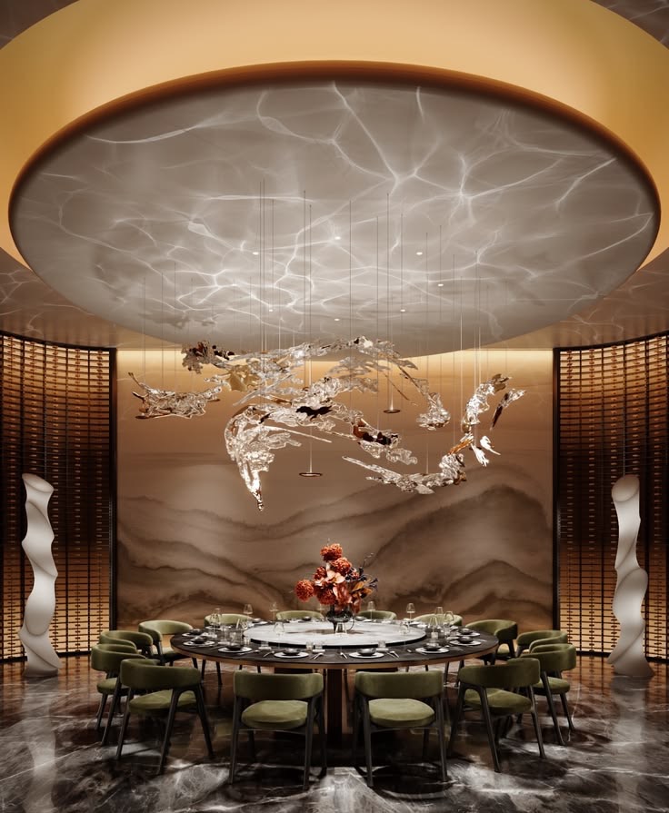 Large Custom Chandelier Packaging and Installation